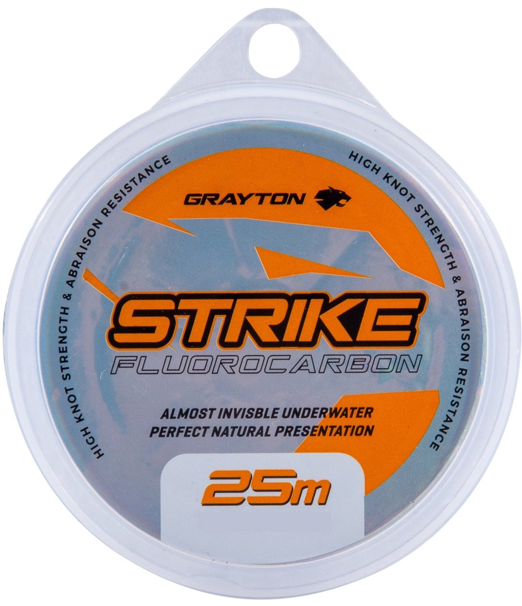 Grayton Strike Fluorocarbon 0.25mm/4.4kg (25m) - Roofvis Onderlijnmateriaal