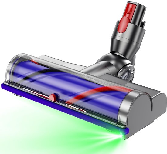 Stofzuigerborstel - Aangedreven Zuigmond Geschikt voor Dyson Steelstofzuiger V8/V10/V11/V15/G5 - Turbo Borstel - Vloerzuigmond - Blauw