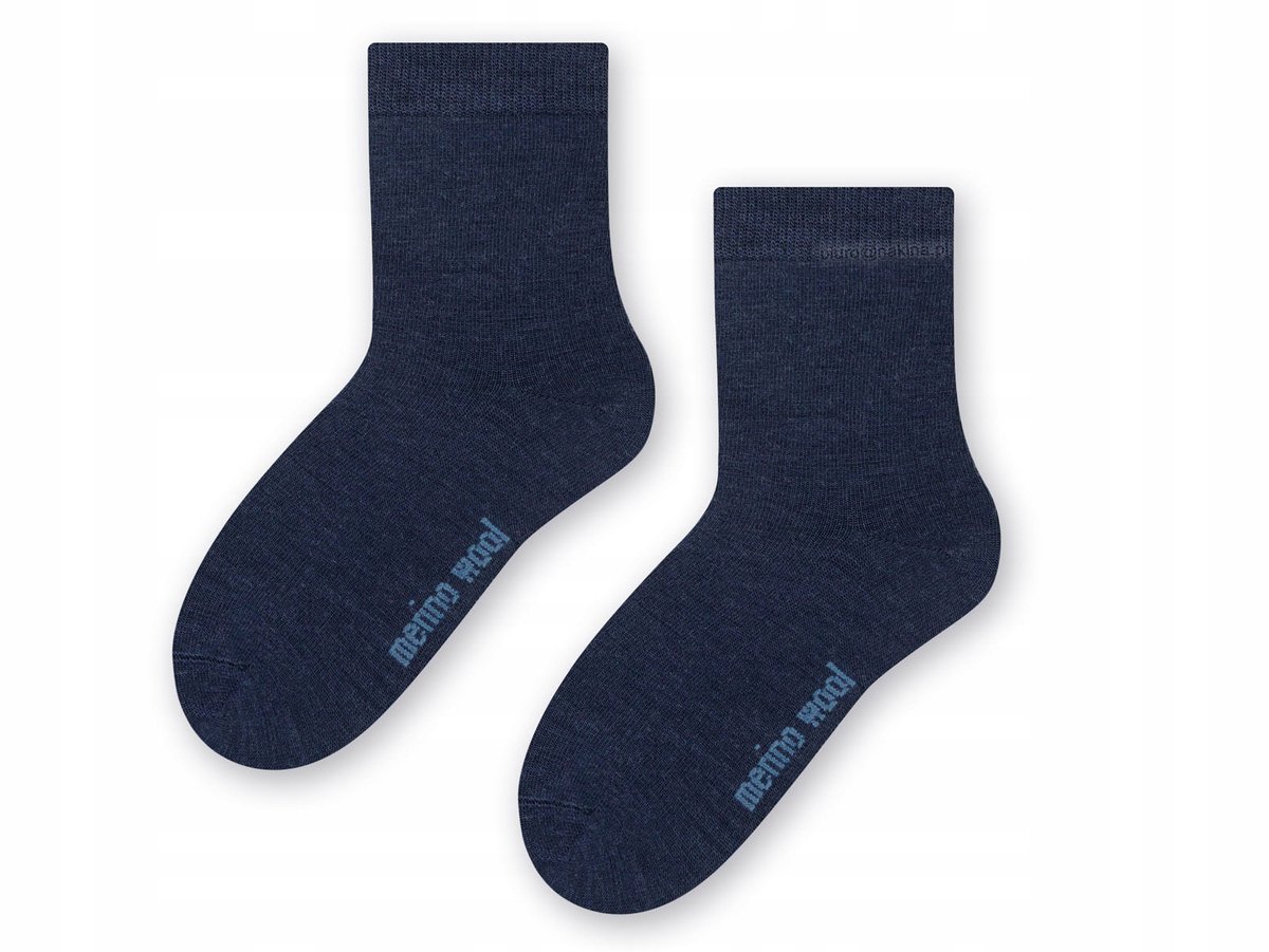 Thermoactieve Merino Sokken 17-19 - Navy Blauw