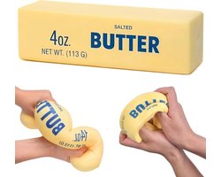 Premium Boter Squishy Stressbal | Slow Rising Fidget Toy | Anti Stress Speelgoed voor Kinderen & Volwassenen | Butter Squishy