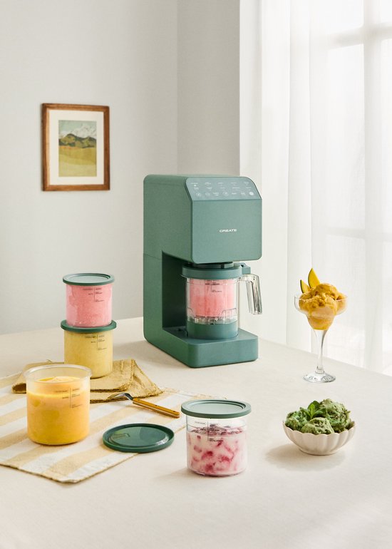 CREATE - 600 ml Multifunctionele ijsmachine - 5 bekers - ICE CREAM MAKER STUDIO van CREATE — afbeelding 5