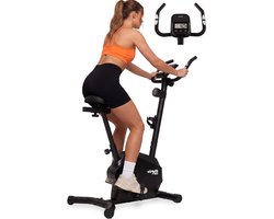 VirtuFit HTR100 Hometrainer - 8 Magnetische Weerstandniveau's - Verstelbaar zadel - Display met Tablethouder - Max. 120 kg Gebruikersgewicht - Fitnessfiets - (HTR 1.0)