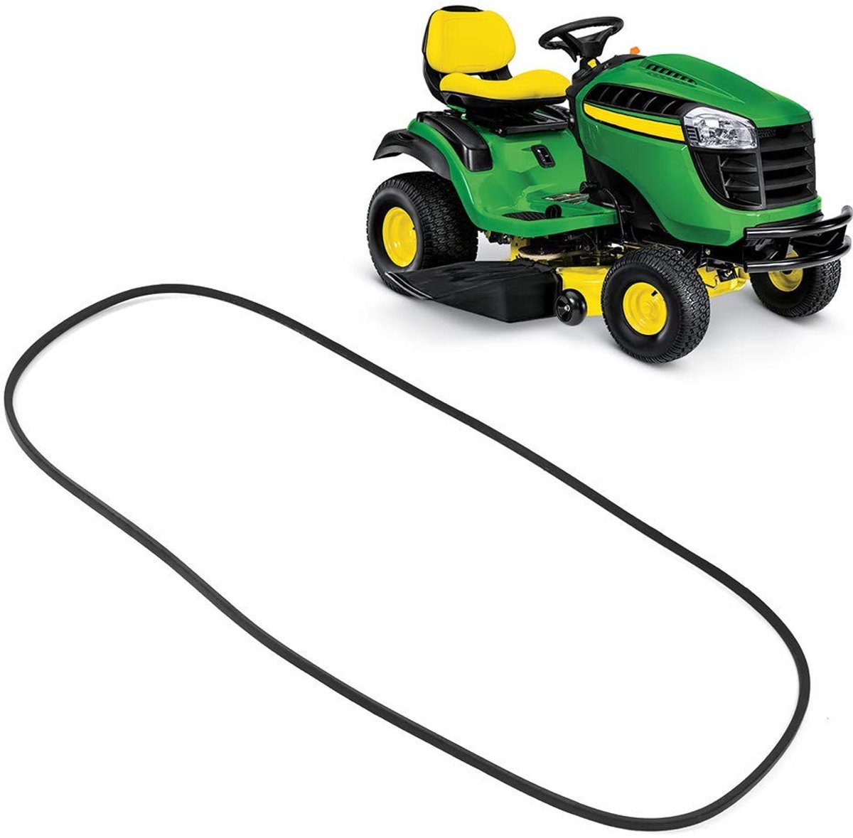 Dailygoods- Grasmaaierdekriem Gemodificeerd - Hoogwaardig Rubber - Betrouwbaar Accessoire - Geschikt voor LA105/LA110/LA115 - Eenvoudig te Installeren - Corrosiebestendig - Maaierriem