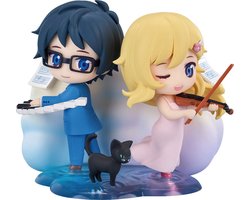 Your Lie in April Qset Mini-Figure 2-Pack Kaori Miyazono & Kosei Arima 9 cm