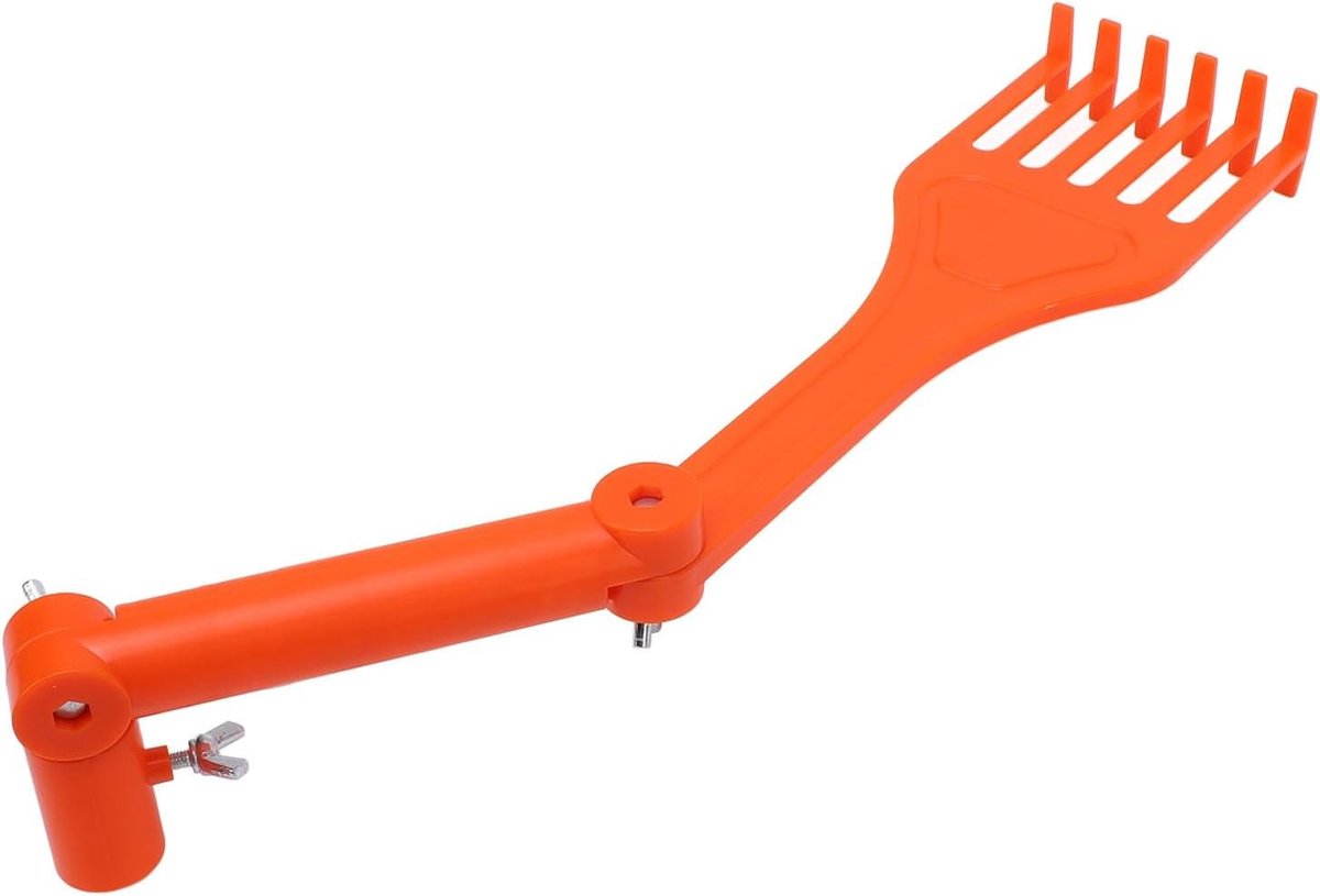 Verstelbare Mini Rake voor Dakgootreiniging met Draaibare Handgreep van Stevig ABS Kunststof voor Effectieve Huishoudelijke Dakgootreiniging