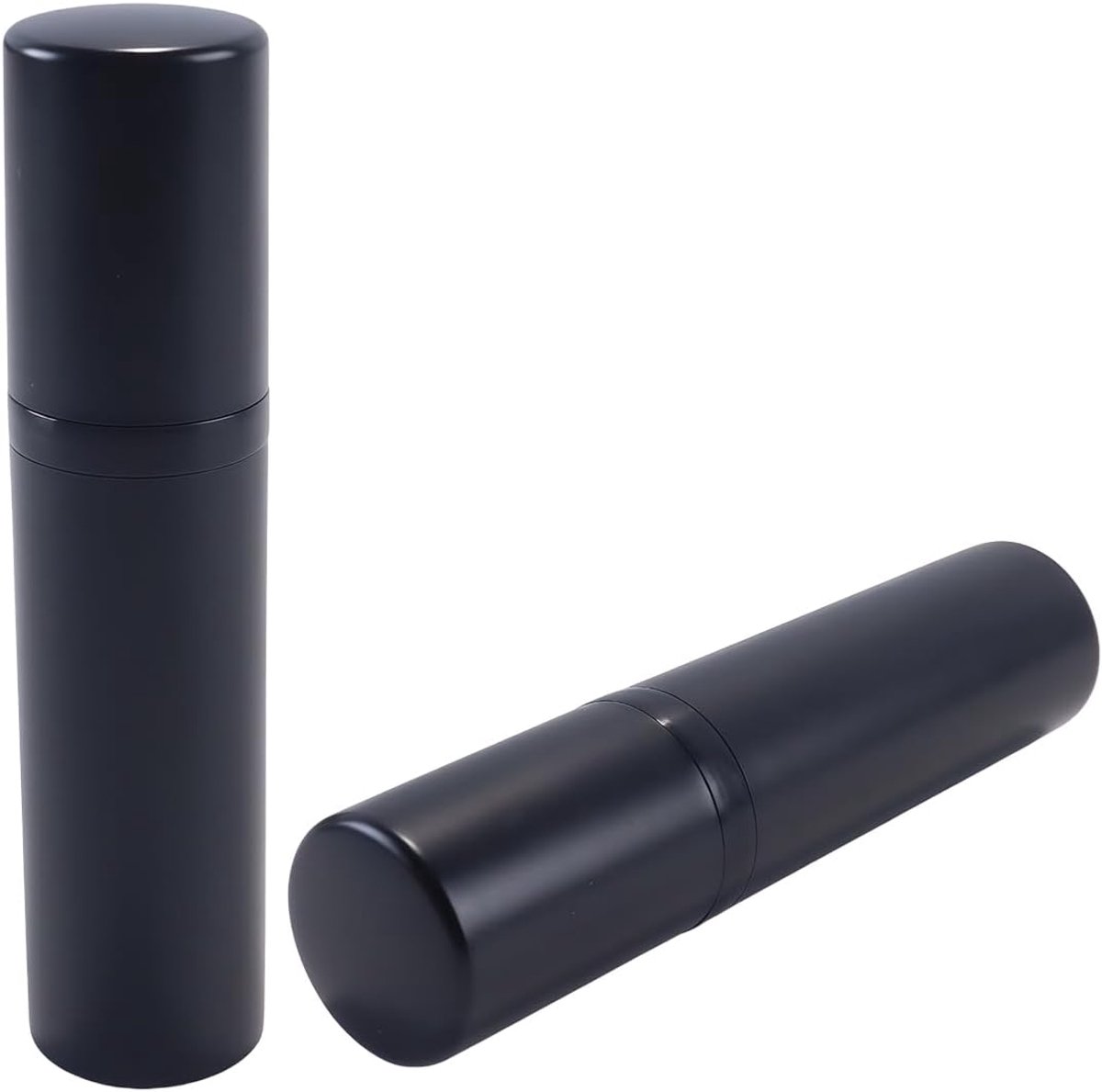Thijox - 5ml Parfum Verstuiver Reizen - Hervulbare Spray Fles - Draagbare Dispenser - Compact Zwart - Perfect voor Vakantie en Dagelijks Gebruik