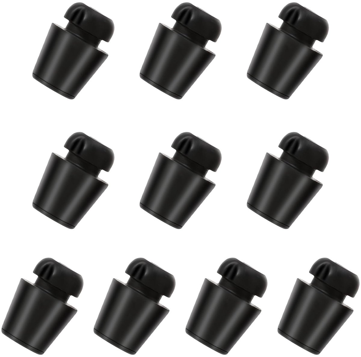 Dailygoods- Autosluiting Schokdemper 10 stuks - Rubber Buffer - Deurstopper - Deurbuffer - Schokdemping - Bescherming tegen Beschadigingen