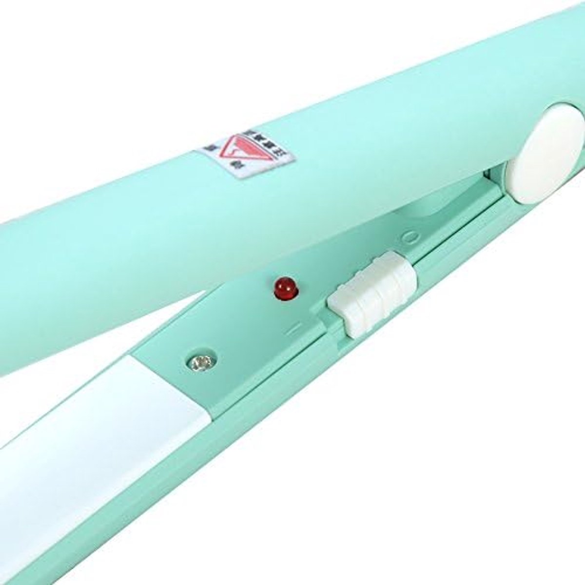 Thijox - 2-in-1 Mini-Stijltang Keramiek Toermalijn - Snelle Haarstyling met 3D-Drijvende Platen - 30 Sec. Temperatuurstijging - Matcha Groen - EU-Stek