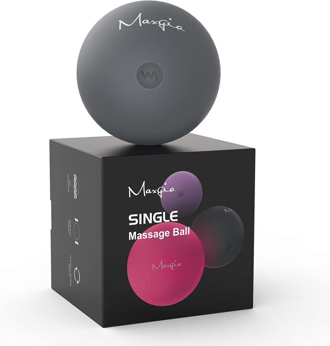 SnelShoppen - Elektrische Vibrerende Massagebal voor Spierherstel, Lacrosse Bal voor Pijnverlichting, Myofasciale Trigger Point Fysiotherapie, Draagba
