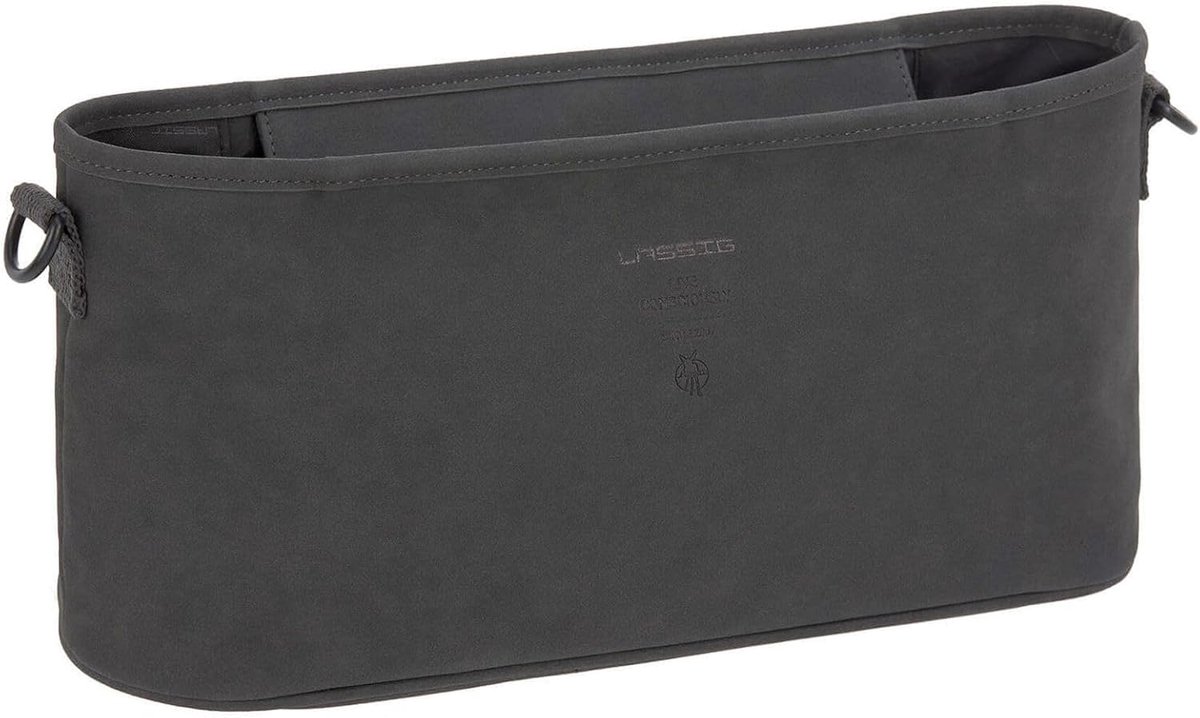 Thijox - LÄSSIG Baby Kinderwagenorganizer Buggy Organizer Kinderwagentas Antraciet met Bevestiging voor Gemakkelijke Accessoires en Spullen voor Kinde