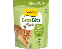 Thijox - GimCat Grasbits Graanvrije Kattensnack met Vitaminen en Echt Gras, 425 g, Gezonde Snack voor Katten, Natuurlijk Genot, Ideaal voor Tussendoor