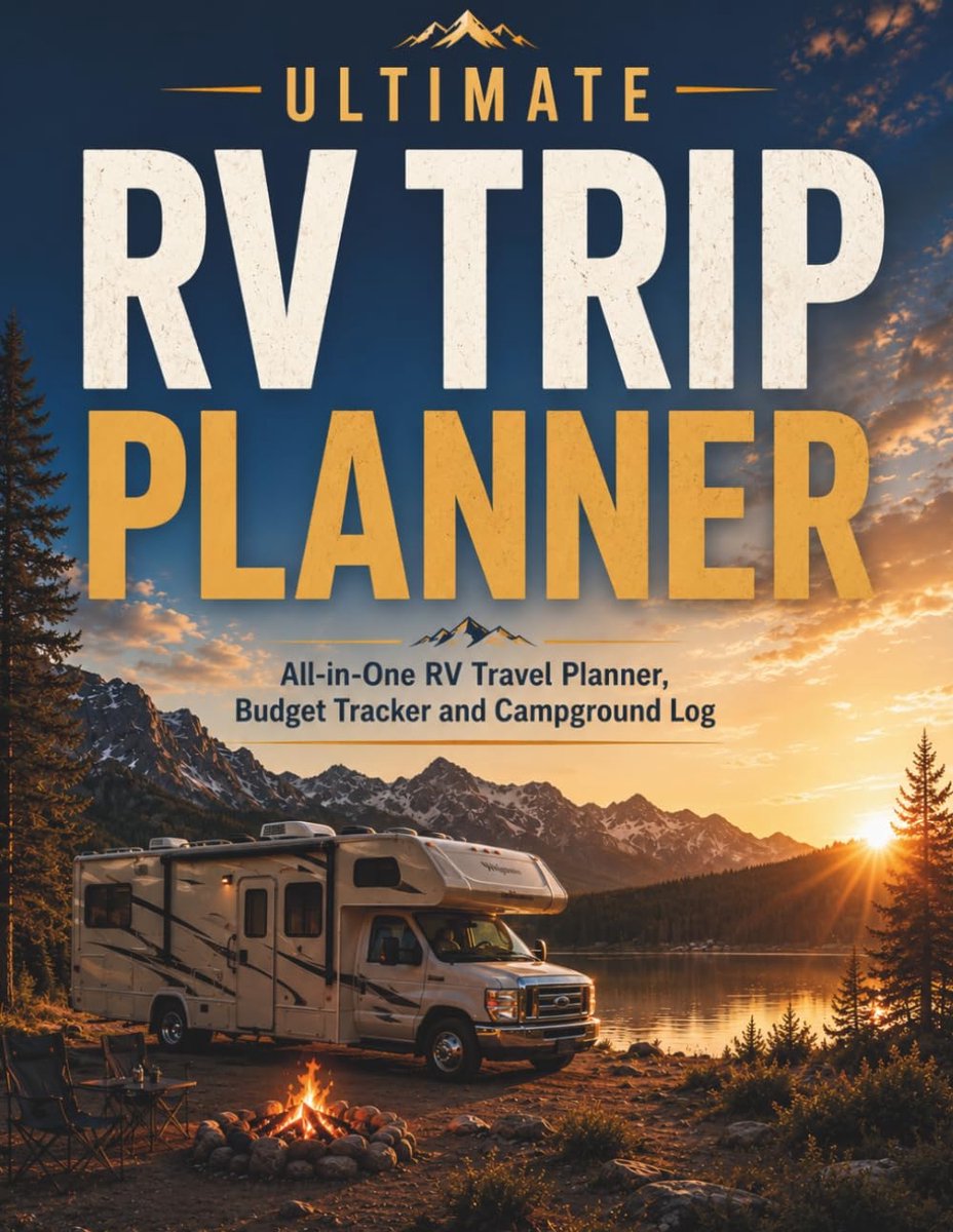Thijox - Ultimate RV Trip Planner: Complete Reisplanner en Logboek voor RV, Campers en Kampeerders - Route, Kosten, Onderhoud en Reisdetails Organiser