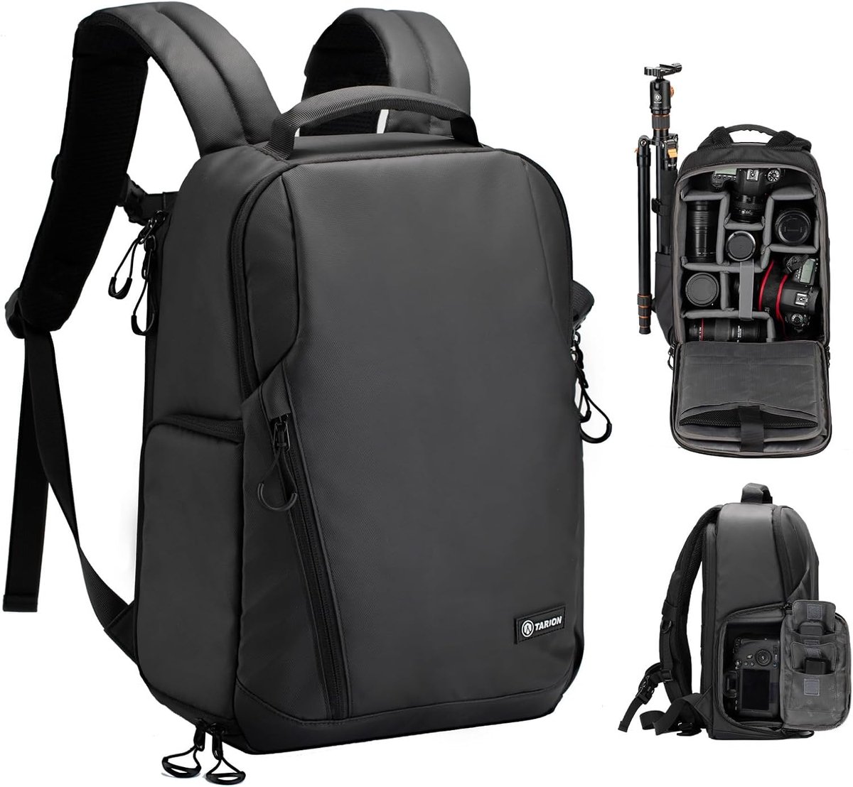 Thijox - Waterdichte TARION Rugzak voor Camera met 14" Laptopvak, Professionele Rugzak voor DSLR & SLR Camera's, Grote Capaciteit, Inclusief Regenhoes