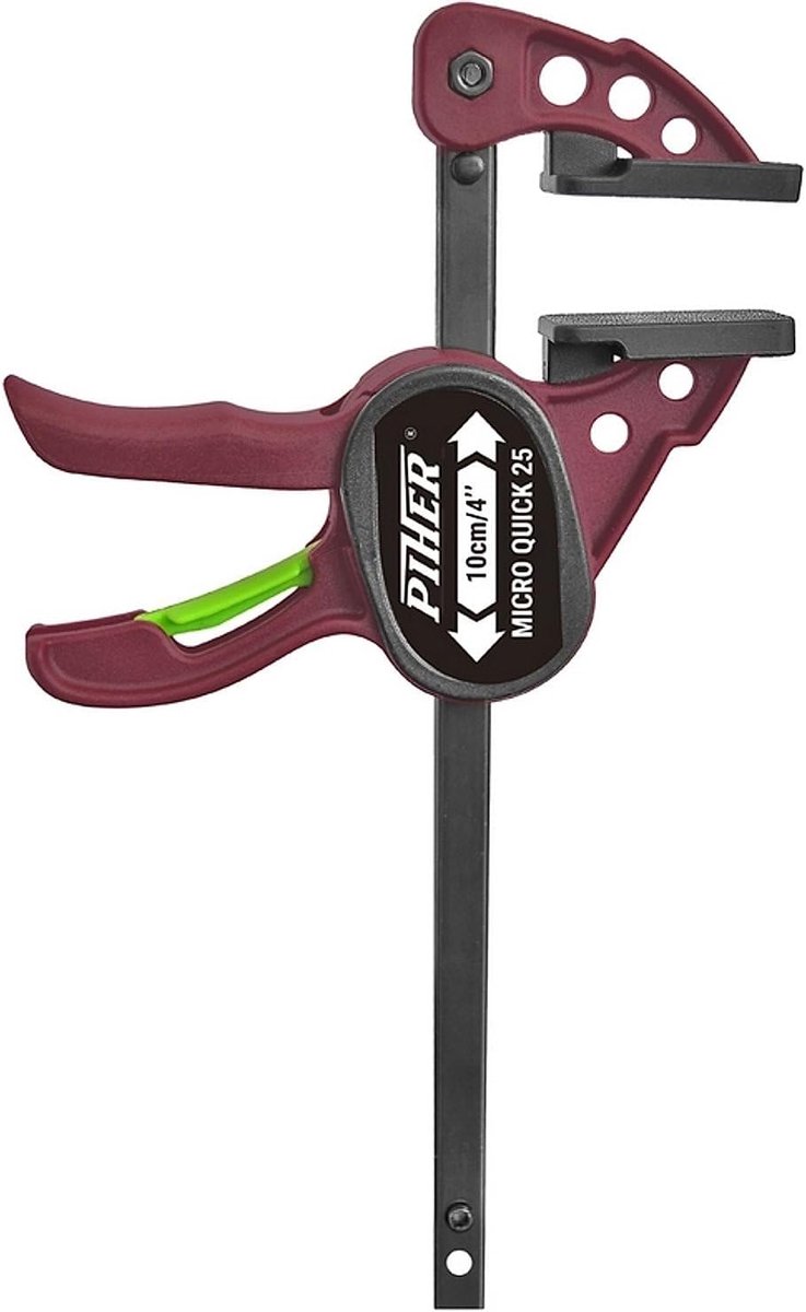 Thijox - Set Micro Quick Piher 20 cm - 2 stuks - Stevige Spangereedschappen voor Professioneel en Thuisgebruik - Duurzaam, Efficiënt en Veelzijdig