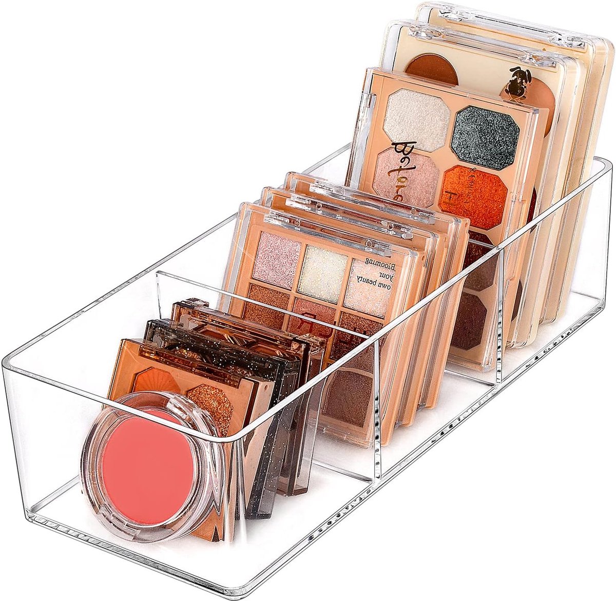 Thijox - Lade Organizer 3-Compartiment Acryl Make-up Organizer Cosmetische Opslag Sieraden Display voor Bureau Kledingkast Badkamer Ijdelheid Aanrecht