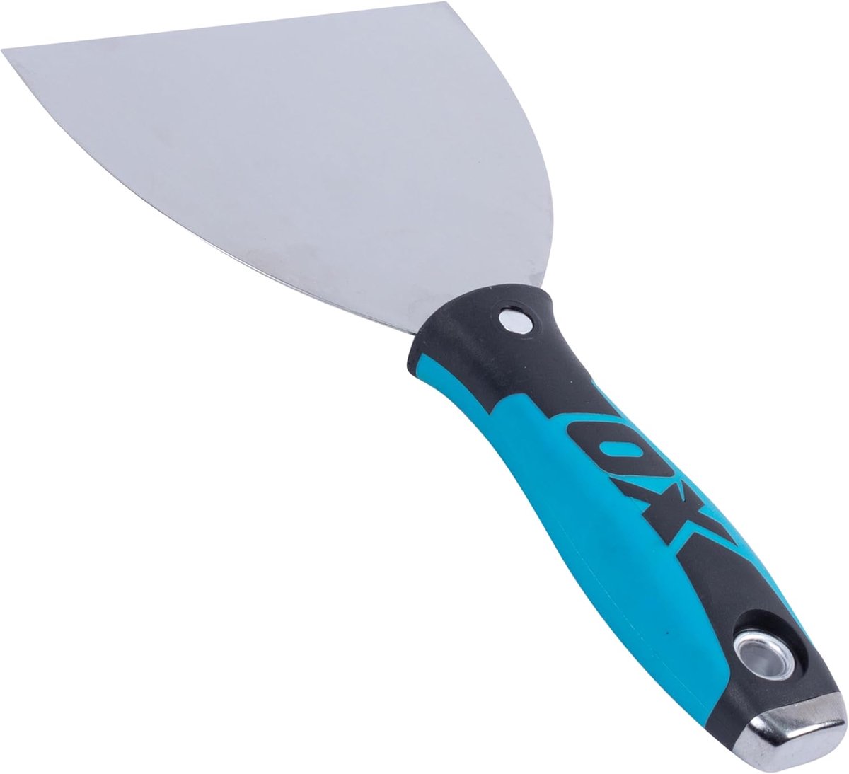 SnelShoppen - OX Pro Gewrichtsmes 127 mm - Roestvrijstalen Plamuurmes met Hameruiteinde - Ideaal voor Gipsplaten, Vullen van Spijker- en Schroefinkepi
