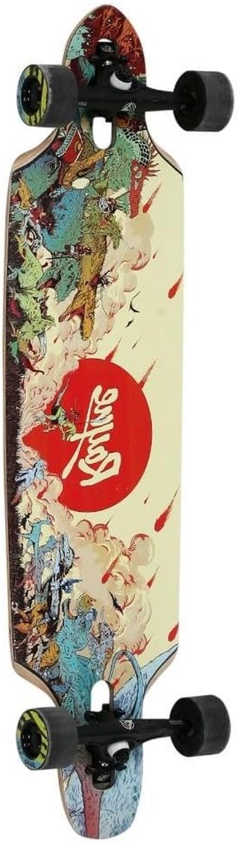 Cruiser Longboard Carving Board Straat Cruisen Drop Through 96.5 cm