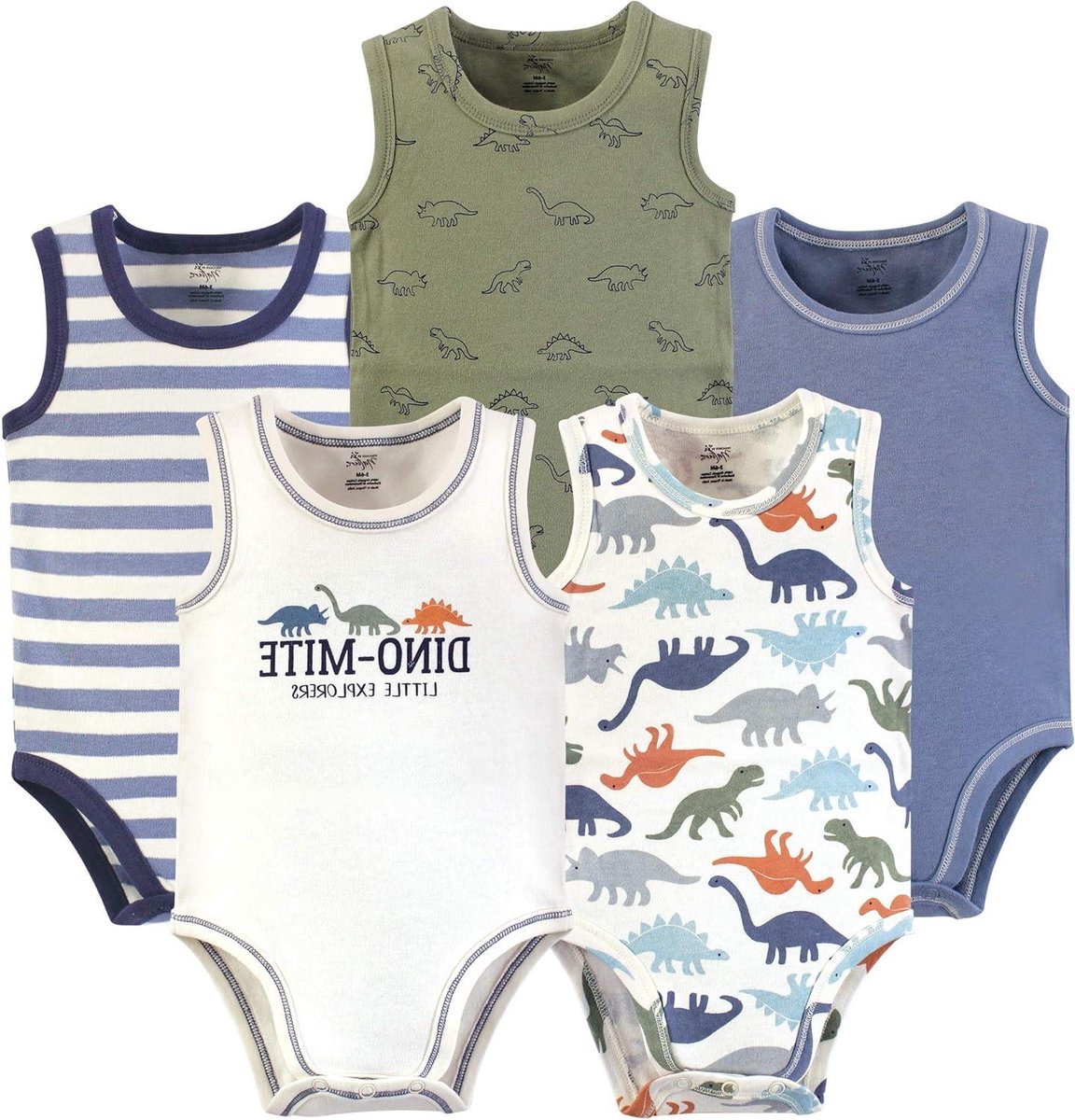 Baby Bodysuits - Babykleding Set - Dagelijkse Kleding - Zacht Biologisch Katoen - Meerdere Maten - Dinosaurus Print