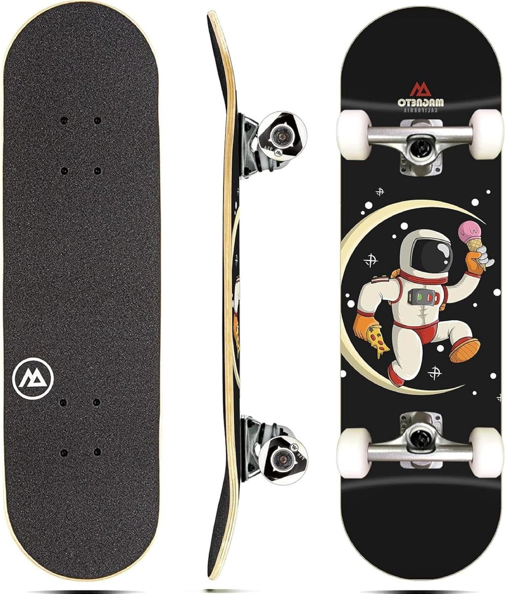 Cruiser skateboard Kort board Stad cruisen Dubbele kicktails 275 inch Astronaut