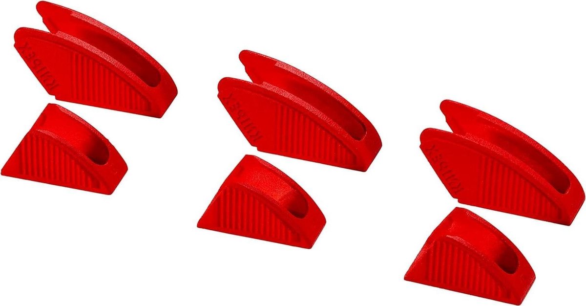 Tang Opzetstukken - Gripbeschermers - Materiaal Beschermen - Zachte Grijpoppervlakken - 3 Paren - Rood