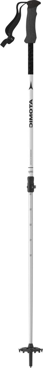 Ski Stokken - Toerski Stokken - Wintersport - Verstelbare Lengte - 110-135 cm - Wit/Zilver