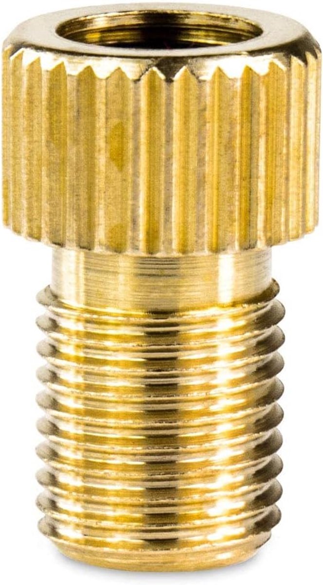 Fietsventiel Adapter - Ventiel Verloop - Banden Oppompen - Messing met Afdichting - Set van 10 - Goud — afbeelding 5