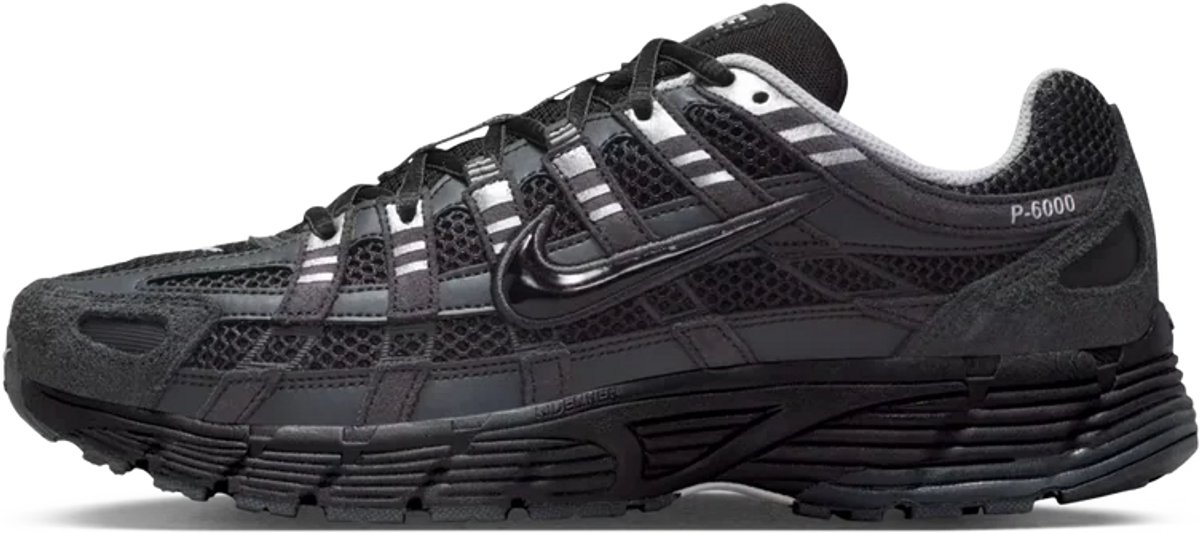 Nike P-6000 Suède ” Chrome” Sneakers Unisex Zwart