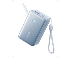 Anker Nano Powerbank - 10.000 mAh - 45 Watt - Met 70 cm Anker InstaCord intrekbare kabel