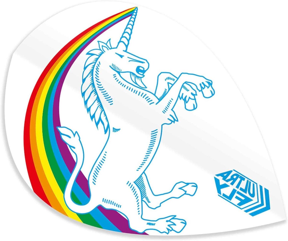 Dart Flights - Vliegers - Precisie Werpen - Ultra Flight 100 - 1X - Transparant