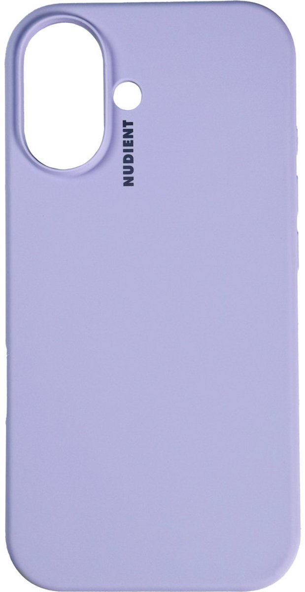 Nudient Base Case geschikt voor iPhone 16 Soft - Paars