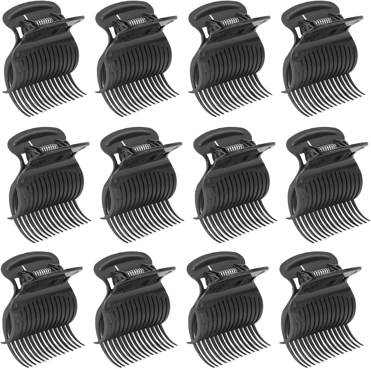 12 Stuks Haarrollers, Warmtebestendige Krulclips voor Haarbescherming, Haaraccessoires voor Vrouwen en Meisjes