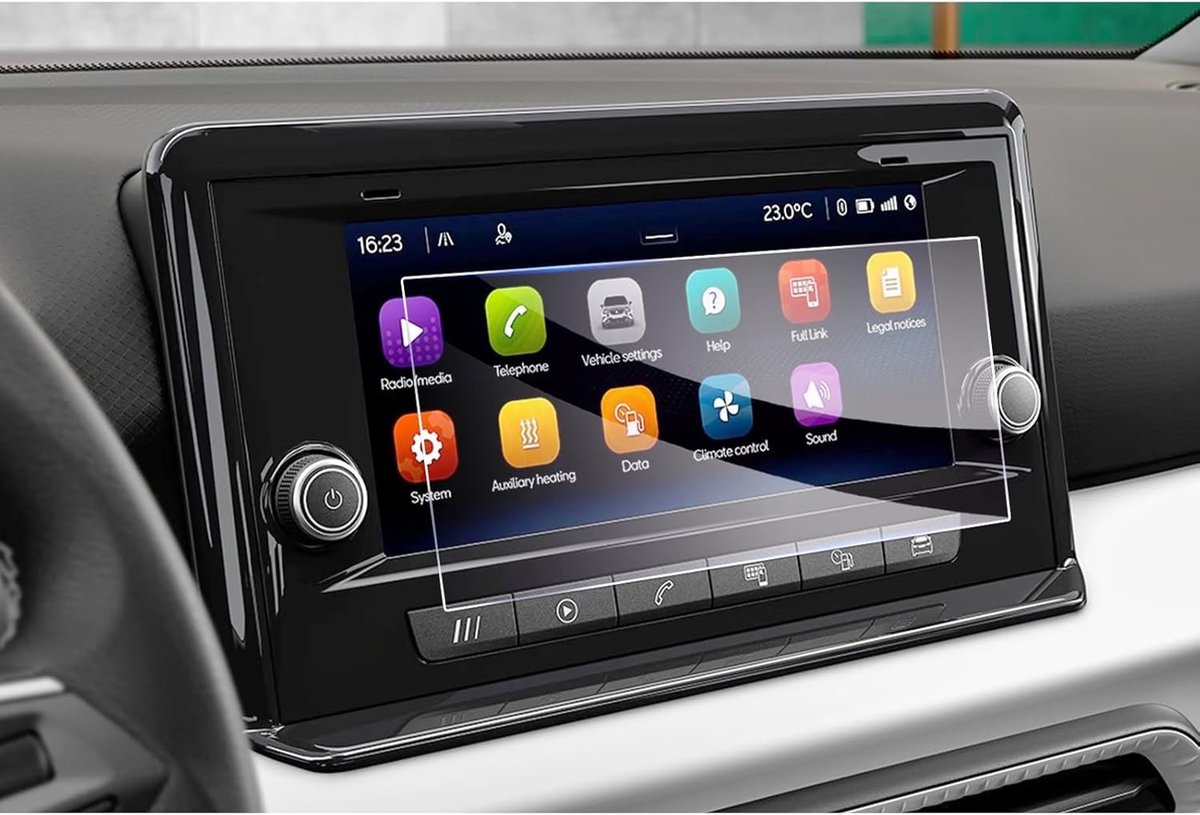 Navigatie Beschermfolie voor Seat Arona en Ibiza 8.25 Inch Touchscreen - Schokbestendig en Krasbestendig 9H Glasfolie voor GPS Schermen 2022-2025