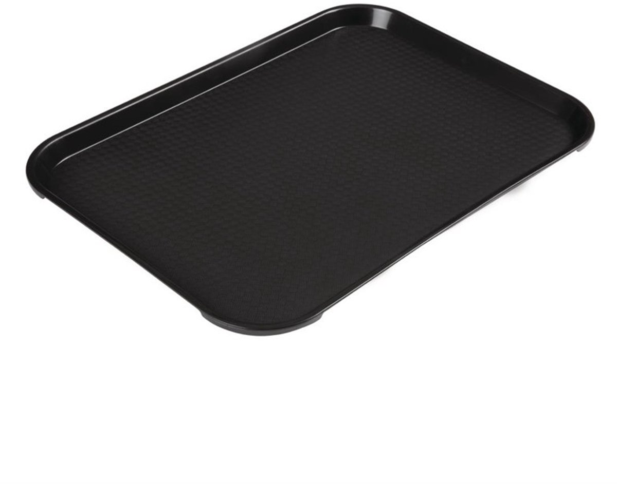 Cambro Polypropyleen Fastfood Dienblad Zwart 41x30cm DE312