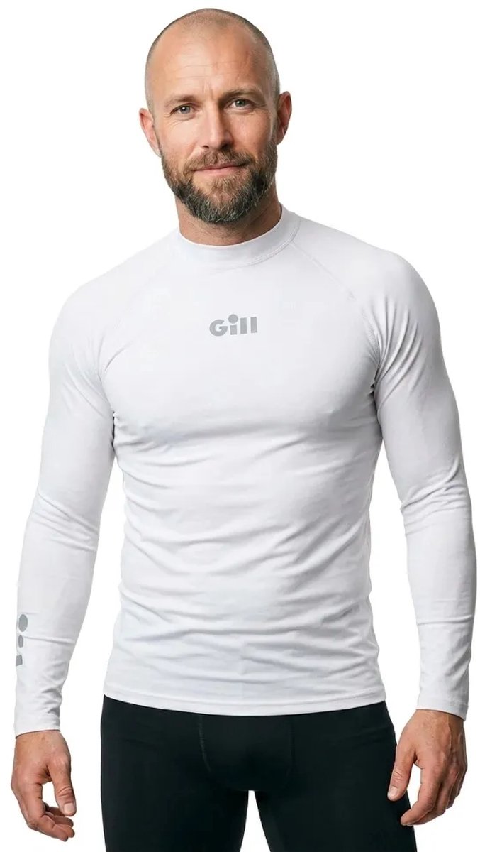 Gill Heren Zenzero Long Sleeve Lycra Vest - White