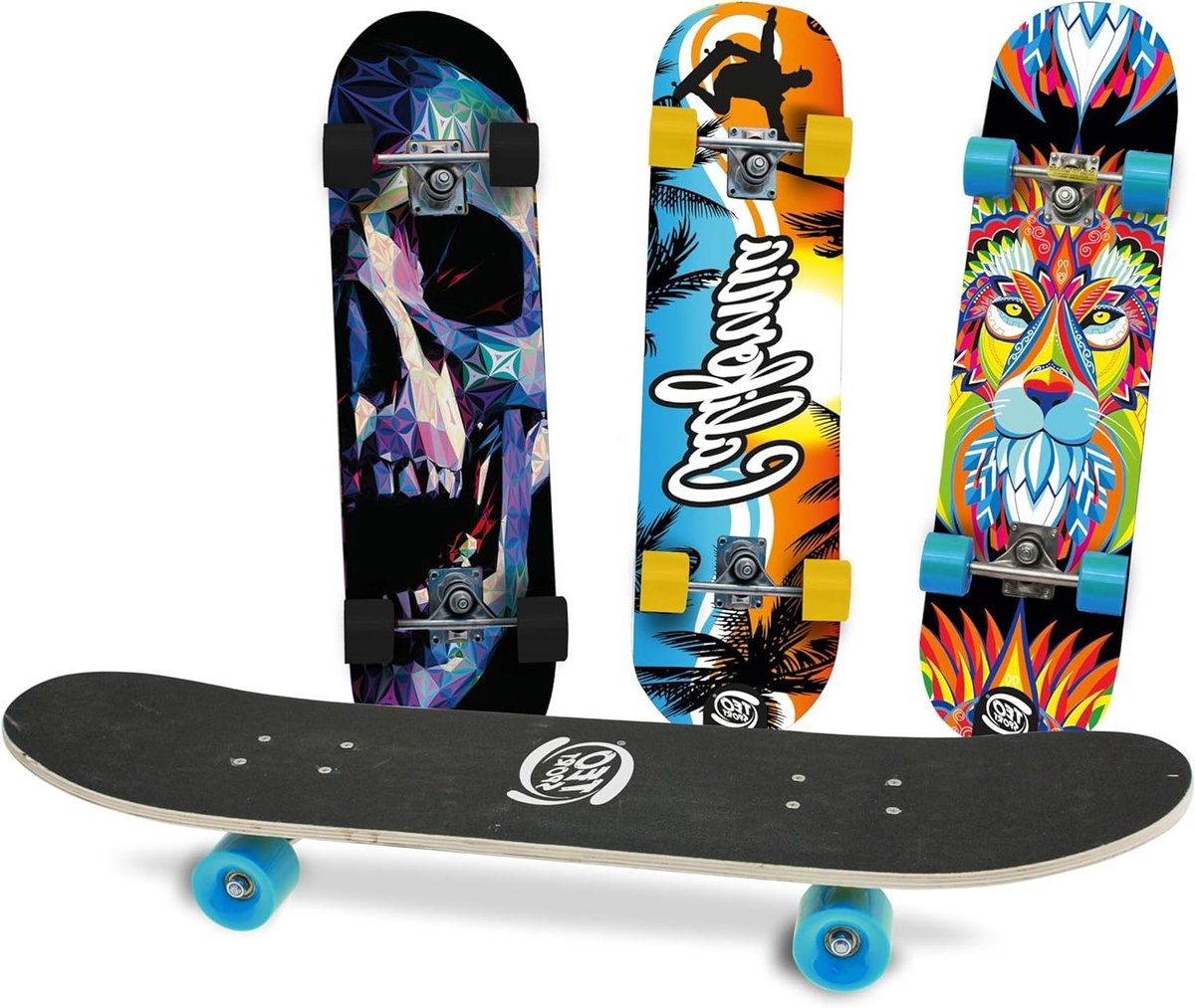 Houten Skateboard Outdoor Board Buiten Spelen Antislip Oppervlak 80 cm Lengte