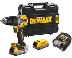DeWALT DCD805E2T Compacte accu klop-/schroefboormachine 18V XR 1.7Ah POWERSTACK in TSTAK