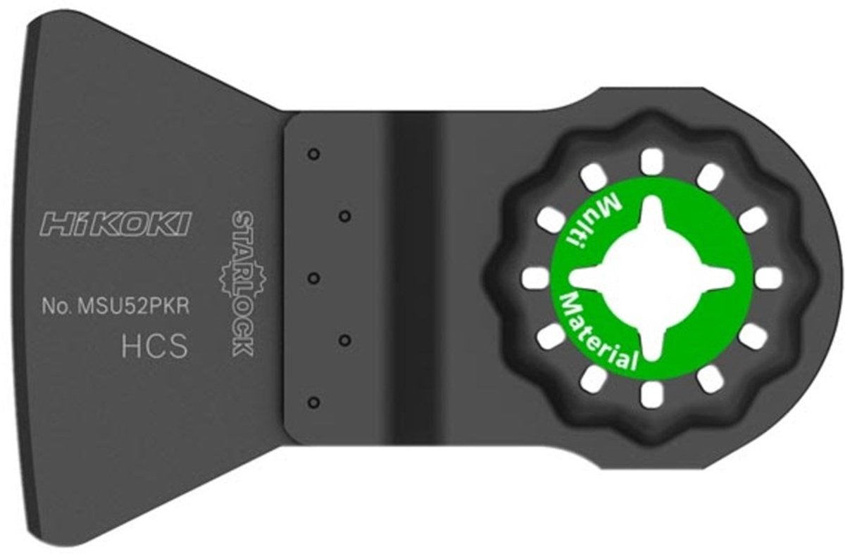 Hikoki MSU52PKR Serie - Multitool Zaagblad - Starlock Systeem - HCS Staal - 26 mm Breedte - 52 mm Lengte