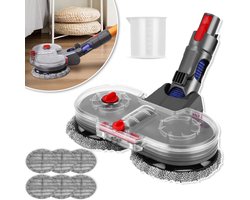 Elektrische Dweil Accessoire Met Watertank En Doek - Voor Dyson V7 V8 V10 V11, Dual-Spin Motor - Nat & Droog 5 m²/min - Snel Schoonmaken Eenvoudig Te Installeren