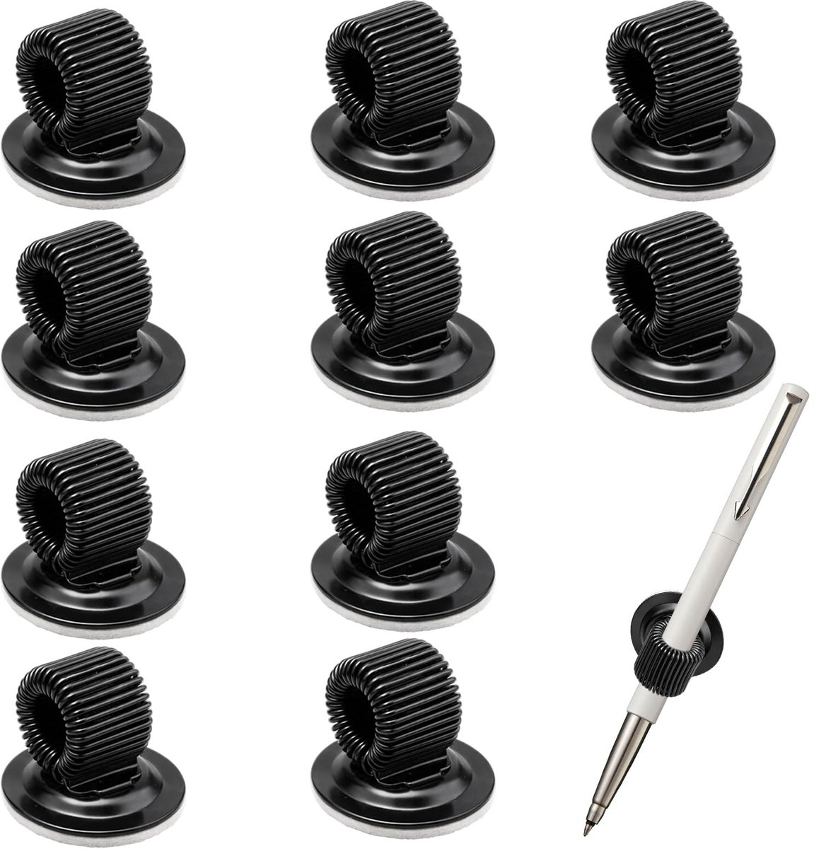Inovra - Zelfklevende Pennenhouders - Magnetische Clips voor Kantoorbenodigdheden