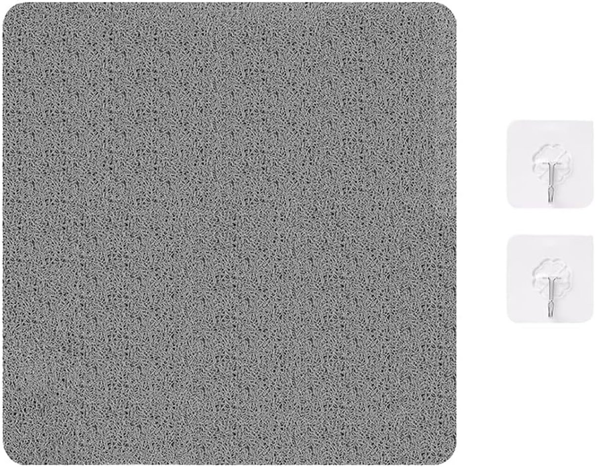 Zachte en comfortabele antislip douchemat met afvoergaatjes, schimmelbestendig en textuur,