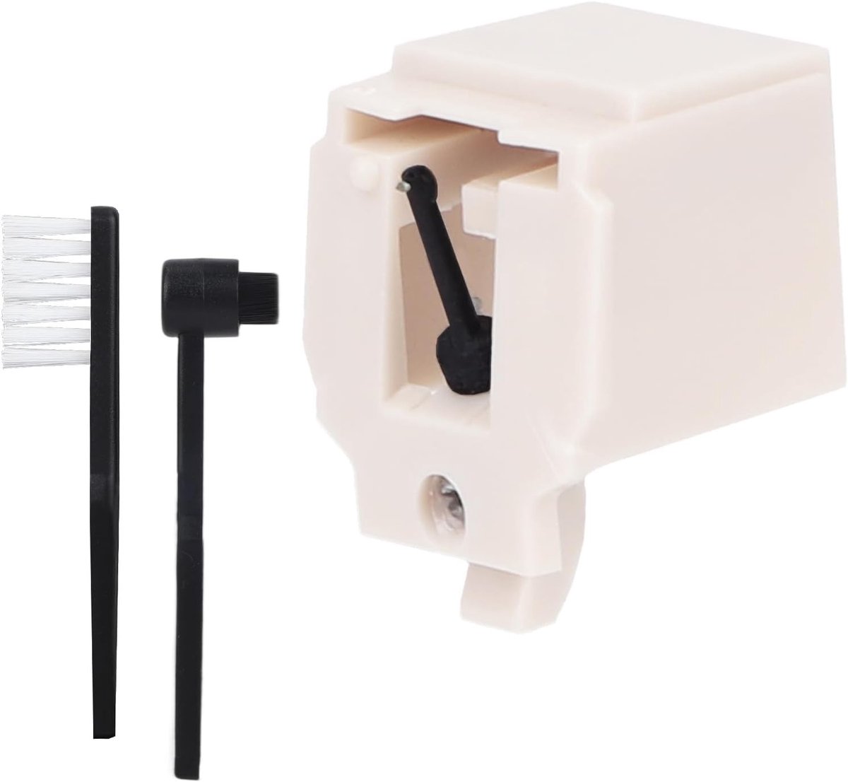 Set van 3 Precisie Vervangonderdelen voor Draaitafels, Naald met Reinigingsborstels voor Audio-apparatuur en Vinylplaten