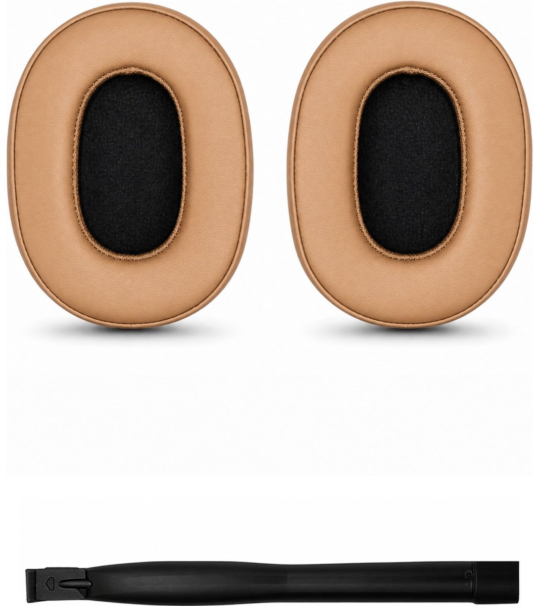 Set Oorkussens voor Skullcandy Koptelefoon - Crusher 540 Oorkussen - Kunstleer met Traagschuim - Bruin