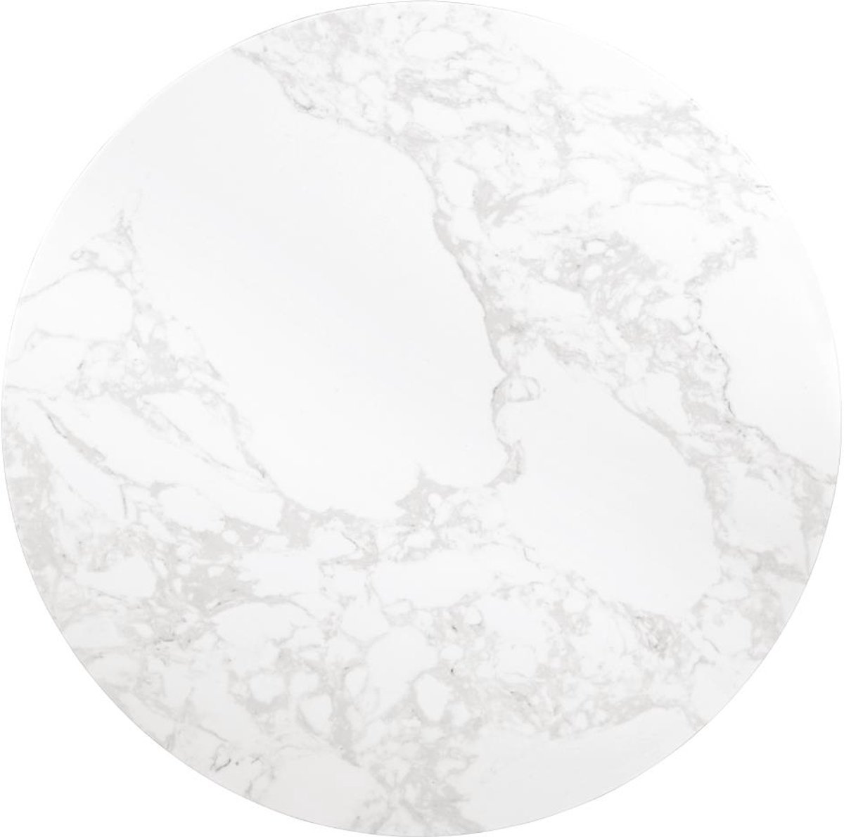 Bolero Rond Bolero Tafelblad met Wit Marmereffect 600 Mm