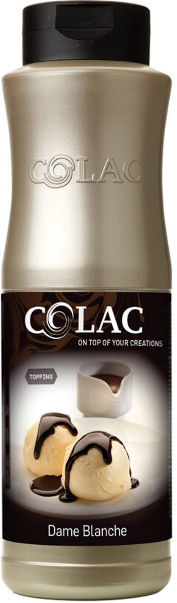 Colac -Topping chocolade (Dame Blanche) 1 KG