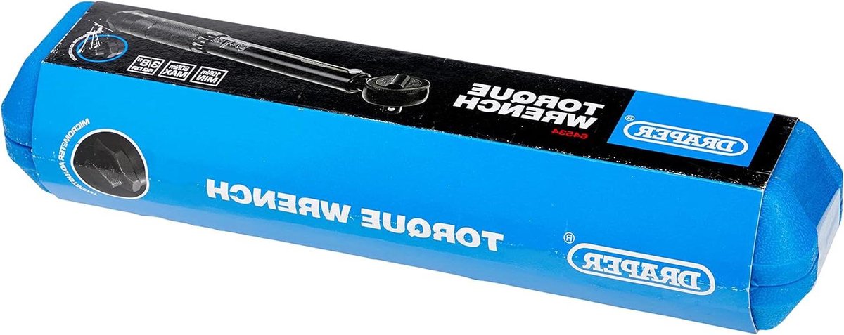 Momentsleutel - Sleutel Ratel - Nauwkeurig Aandraaien - Instelbaar Klikmechanisme - 10-80 Nm - Blauw