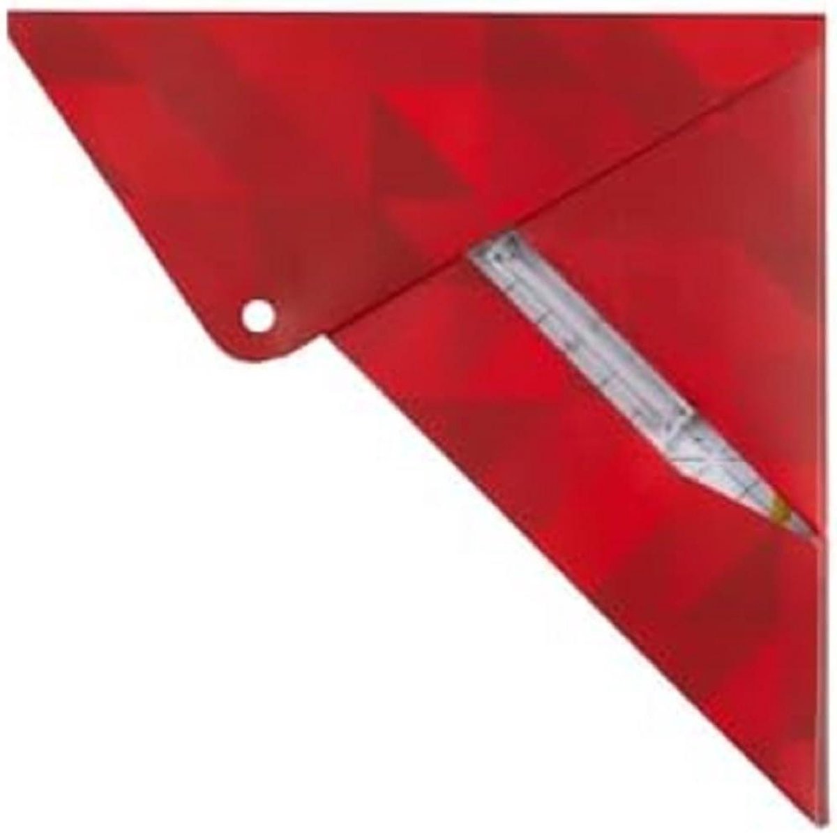 Meetinstrumenten Set - Geometrie Tekenbenodigdheden - Nauwkeurig Tekenen - Beschermhoes Inclusief - 22.5 cm Driehoek - Basic