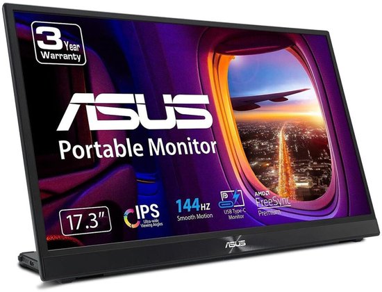 ASUS ZenScreen MB17AHG - Portable Gaming Monitor - FreeSync