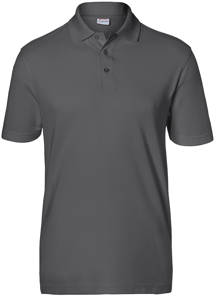 KÜBLER 51266239 Korte mouw Werkpolo HEREN Antraciet - 200 g/m² - Oeko Tex