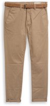 TOM TAILOR Slim Chino with belt Heren Broek - Maat 33/32