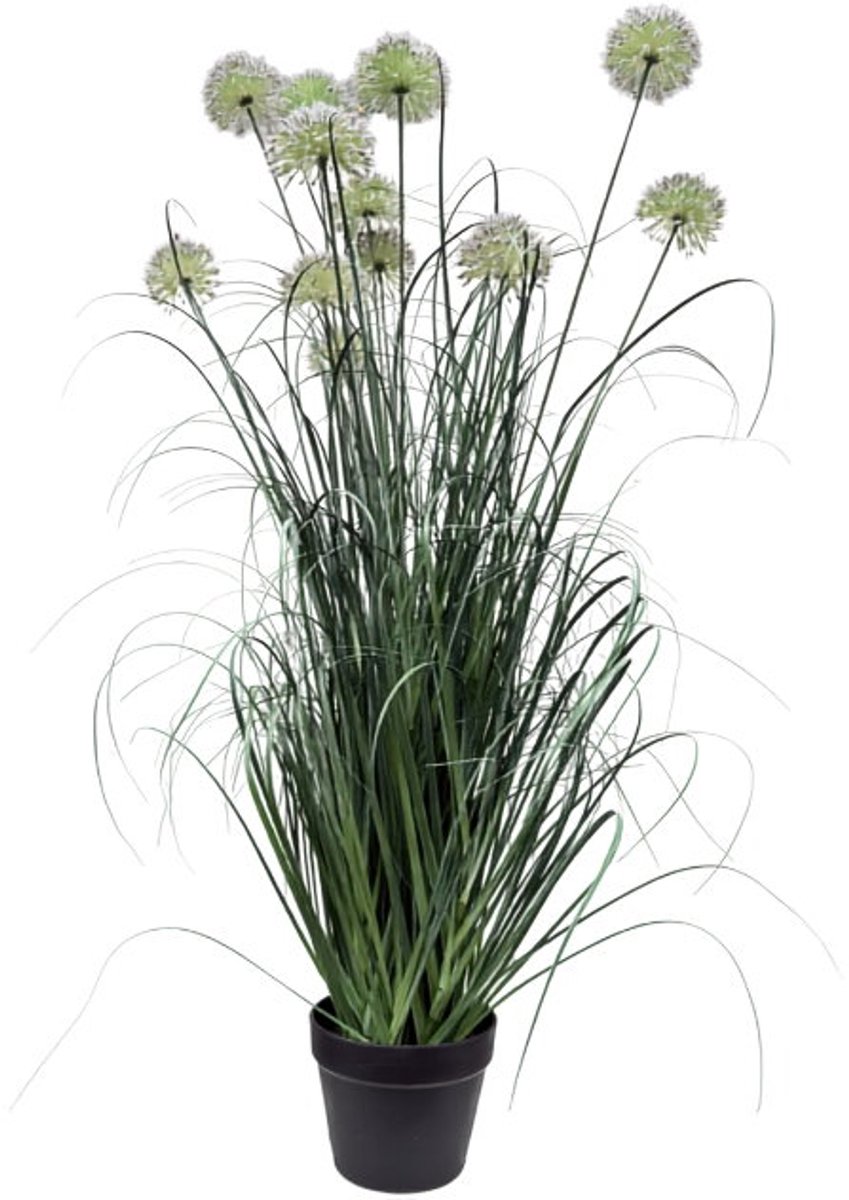 Oosterik Home Allium siergras wit H 117 cm kunstplant Oosterik Home onbekend